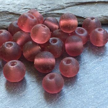 8MM FROSTED ROUND